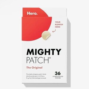 🆕 Hero Cosmetics Mighty Patch Original Acne Patches 36 Count |